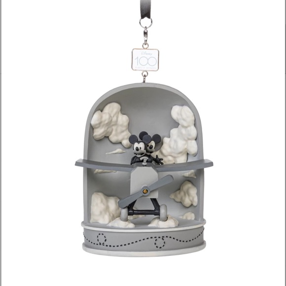 Disney Mickey & Minnie Disney 100 Eras Sketchbook Hanging Ornament, Plane Crazy - Picture 16 of 16